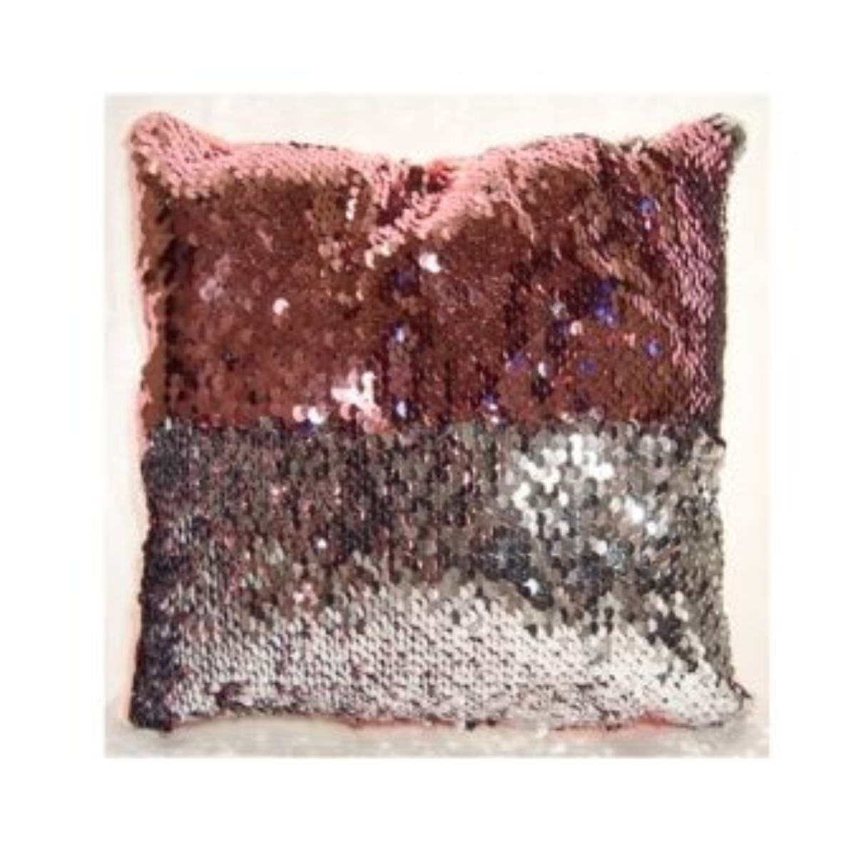 Rosy Pink & Silver | DIY Mini Sequin Pillow Stencil Craft Kit