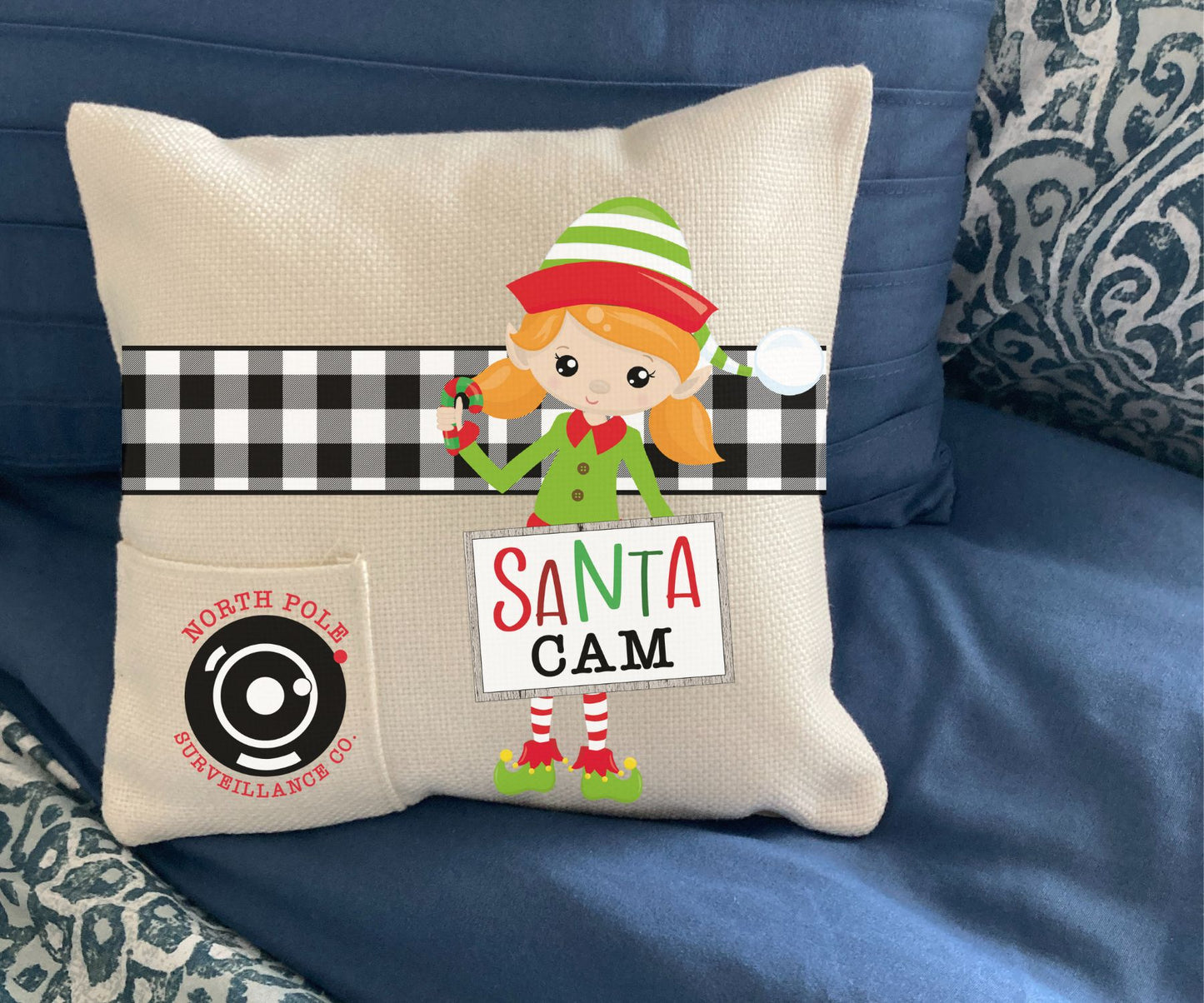 Santa Cam Pocket pillows