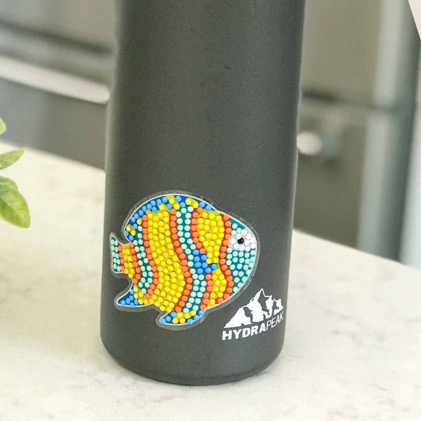 Diamond Dot sticker kit - Green Dino