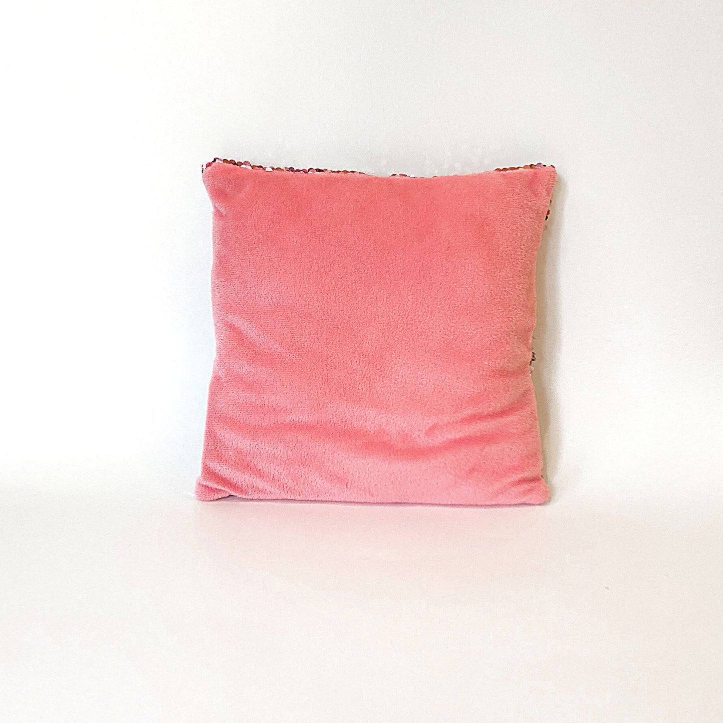 Rosy Pink & Silver | DIY Mini Sequin Pillow Stencil Craft Kit
