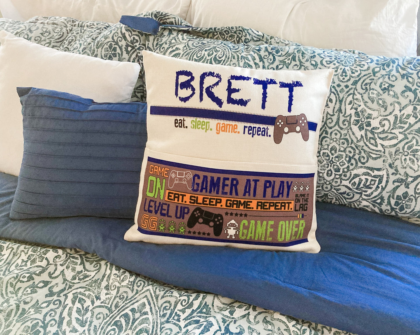 Gamer's Paradise Pillow Cover