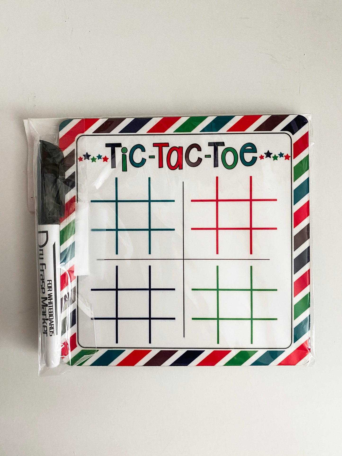 Dry erase travel game pack