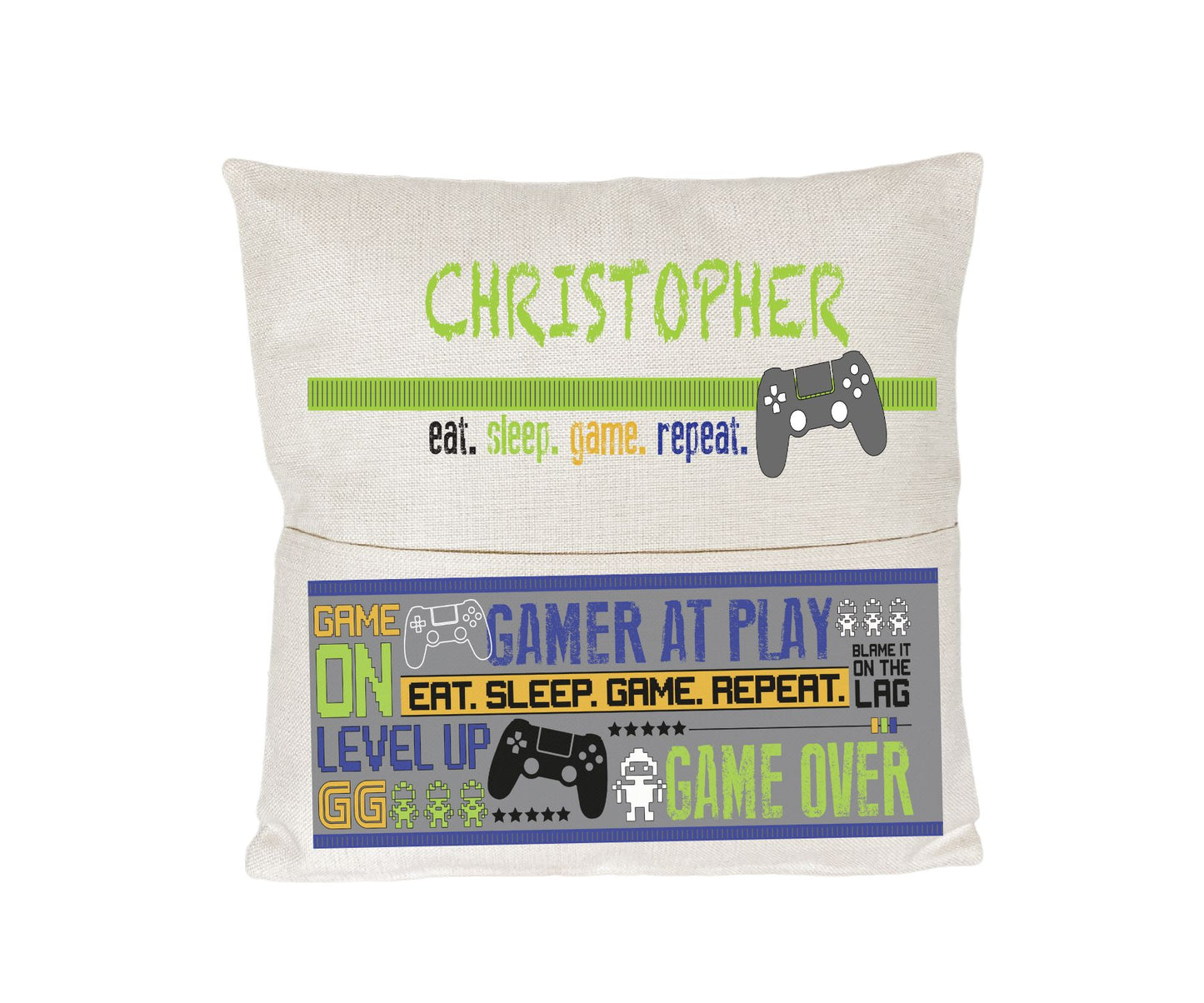 Gamer's Paradise Pillow Cover